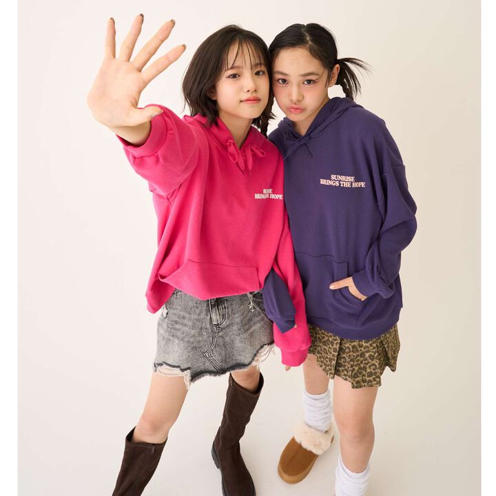 [Seconds Cute Top] LTXC Puffy Heart Loose Parka,Black, medium image number 13