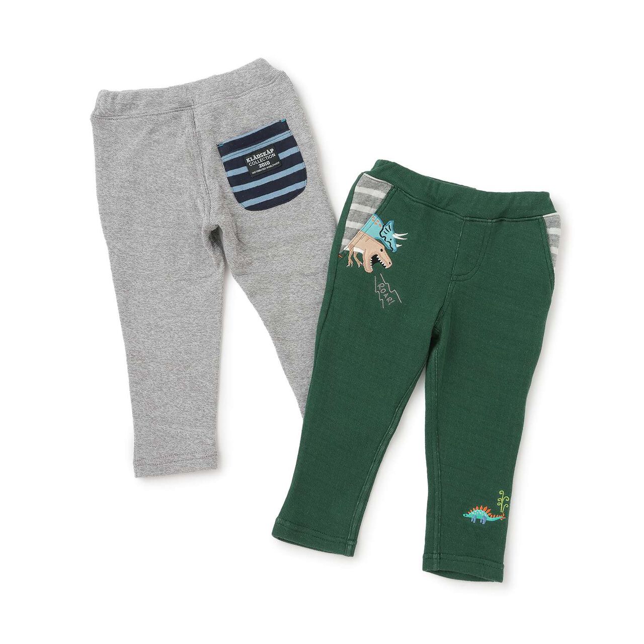 [Popular Item Restocked] [Not Available at Physical Stores] Dinosaur Long-Length Straight Pants,Deep green, large image number 8