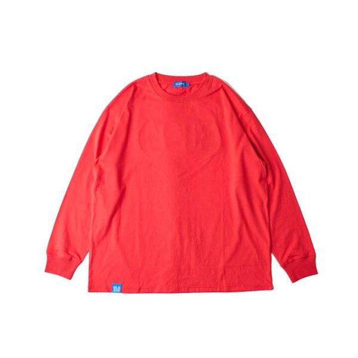 Back Foam Print Long-Sleeve T-Shirt,Orange, medium image number 1