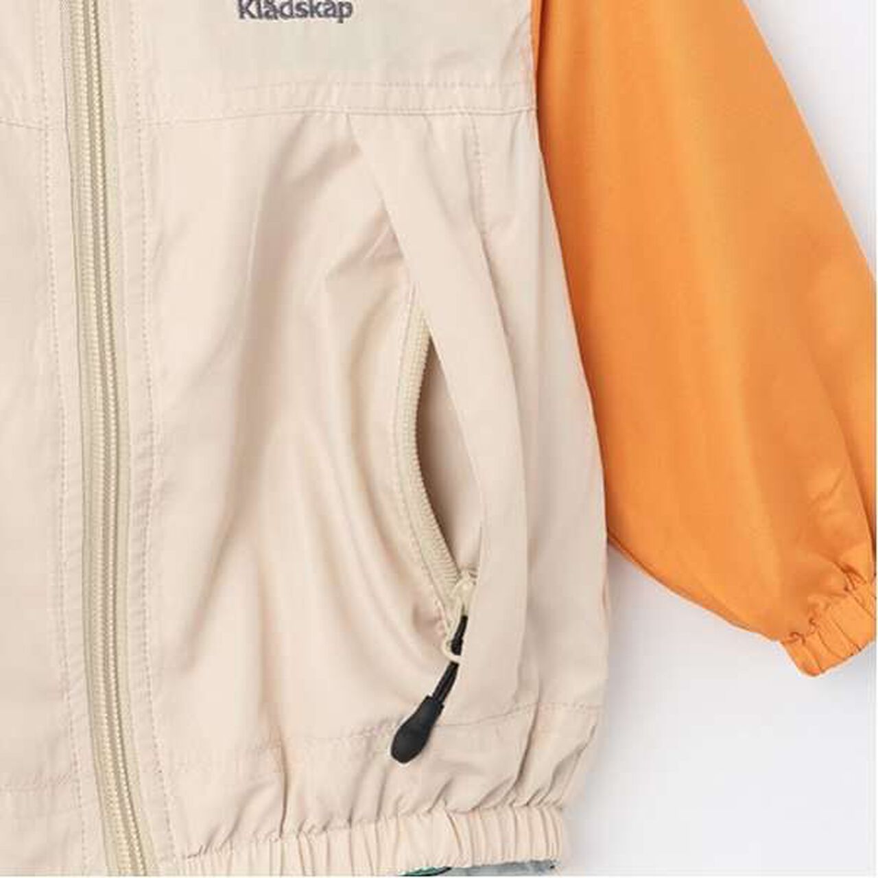 Dinosaur Reversible Windbreaker,Beige, large image number 2