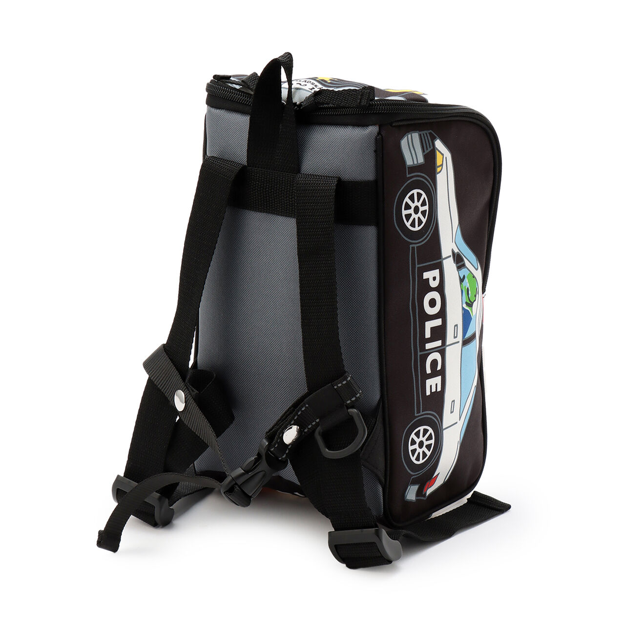 Police Car Backpack,Black, large image number 1