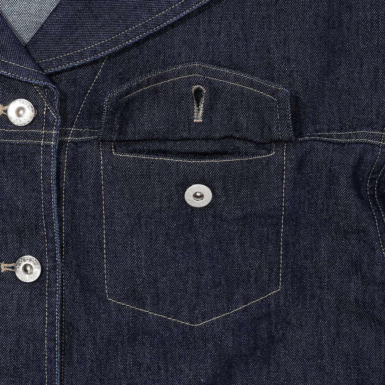[Sailor Denim Jacket] [Available in 130cm],Navy, large image number 4