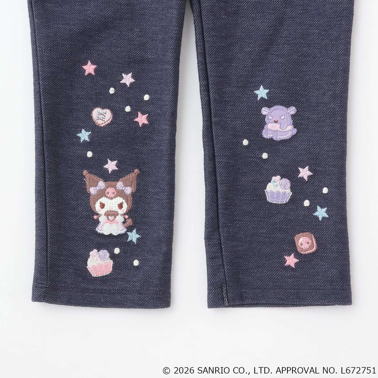 [Cinnamoroll/Kuromi] Leggings,Navy, large image number 10