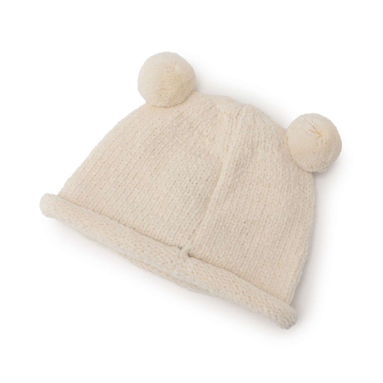 Organic Chenille Yarn Hat [Made in Japan],Pearl white, large image number 1
