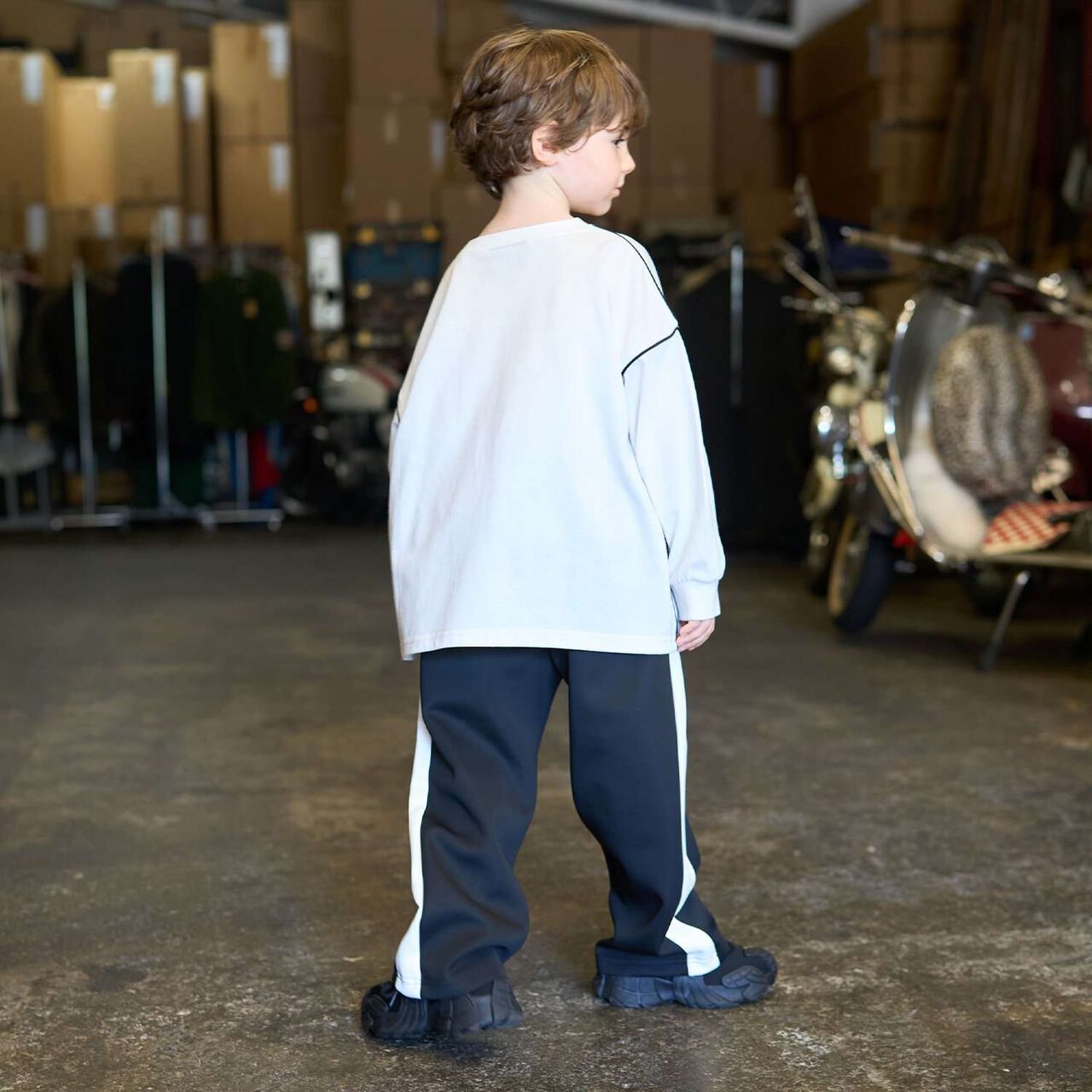 [MNCM] Coordinatable Setup Track Pants,Green, large image number 31