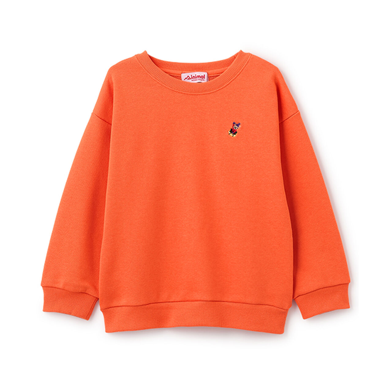 Fleece Pullover with Single-Point Embroidery,Black, large image number 4