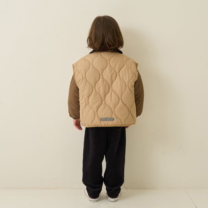 Free Combination Series Corduroy Collar Puff Jacket,Khaki, medium image number 21