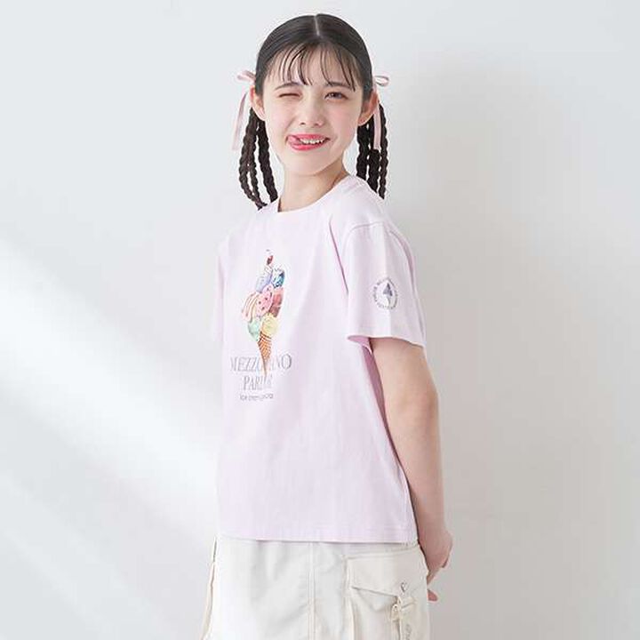 [GOOD PRICE] Greedy Ice Cream T-Shirt,Light pink, medium image number 5