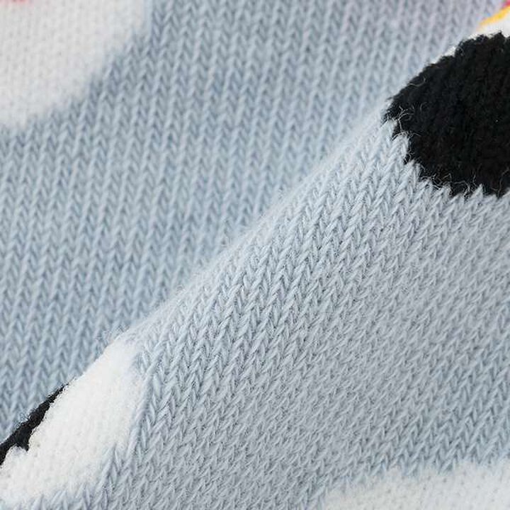 Delicious All-Over Pattern Sneaker-Length Socks,Blue, medium image number 5