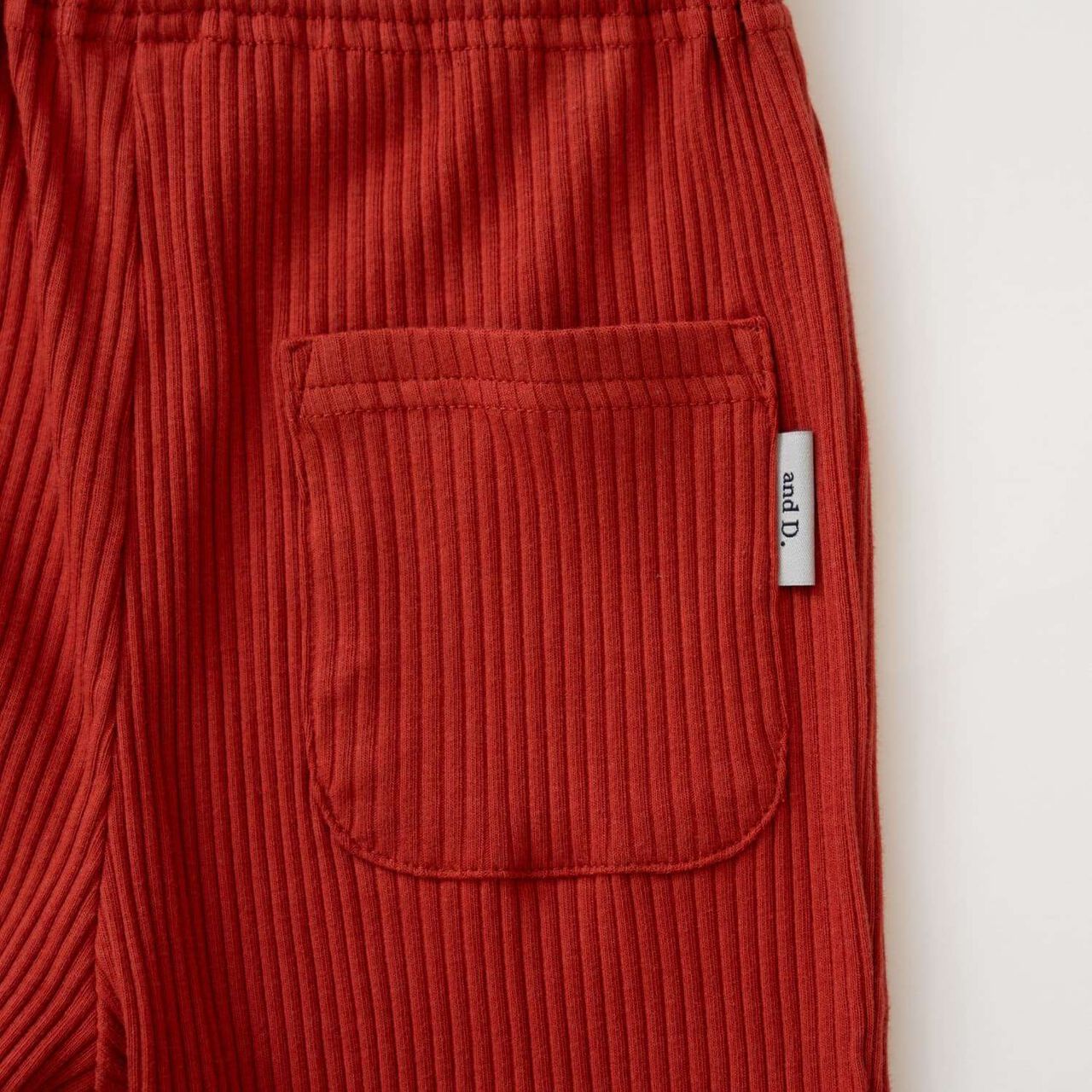 [365D.] Anti-Stain Ribbed Leggings,Mustard, large image number 6