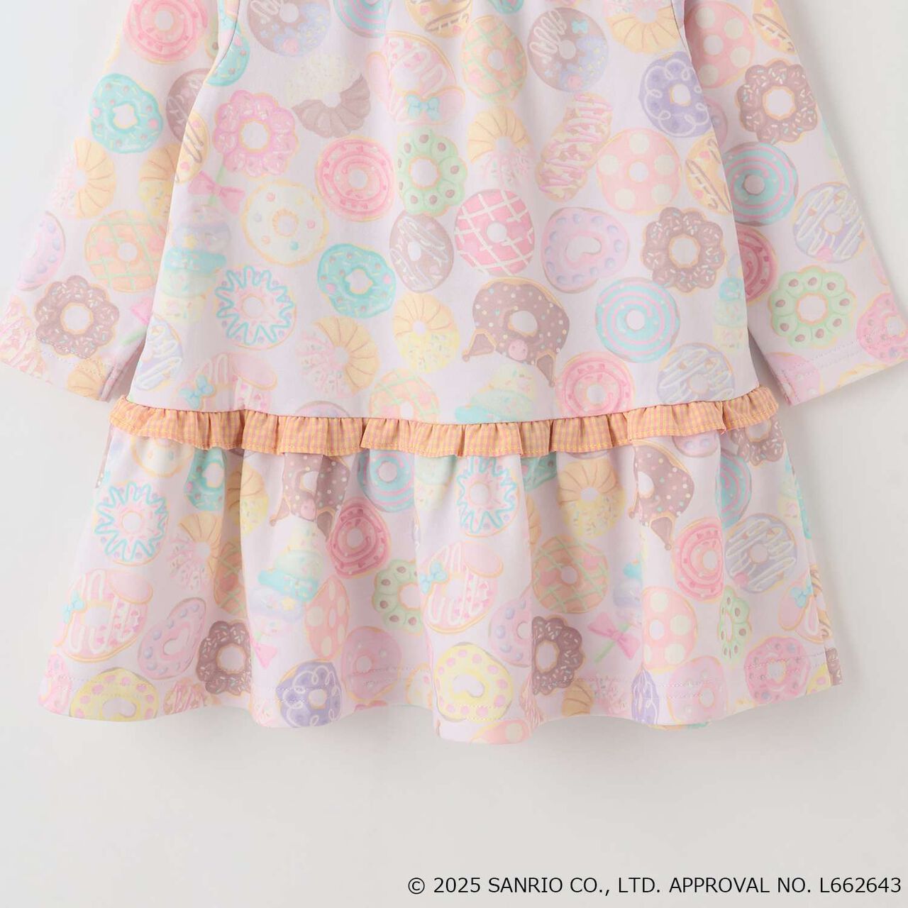 My Melody / Kuromi Donut One-Piece Dress,Pink, large image number 8