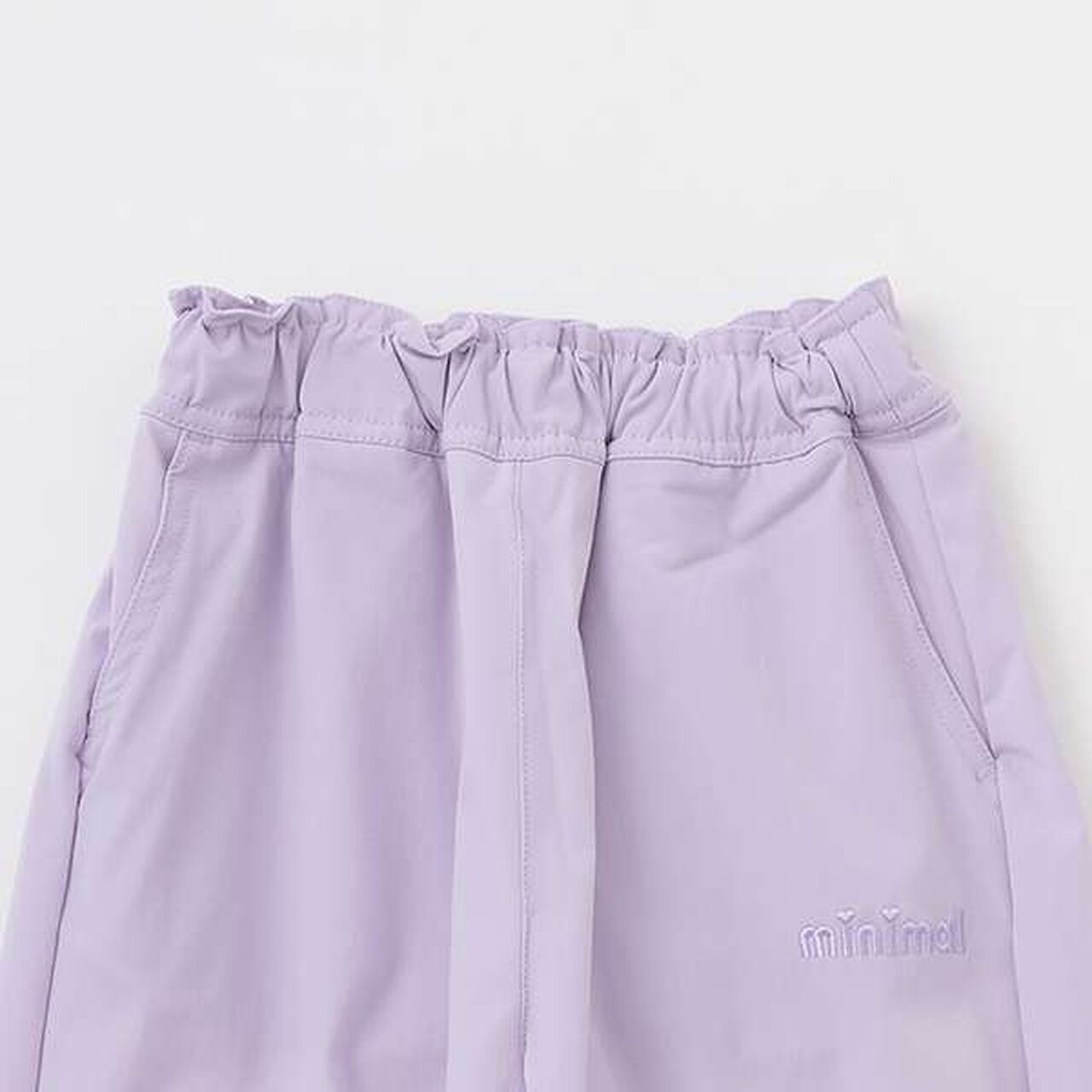 Water-Repellent Drawstring Pants,Lavender, large image number 12