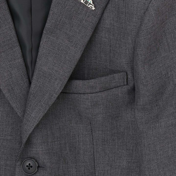 [Formal] Gray Jacket + Half Pants Set,Gray, medium image number 11