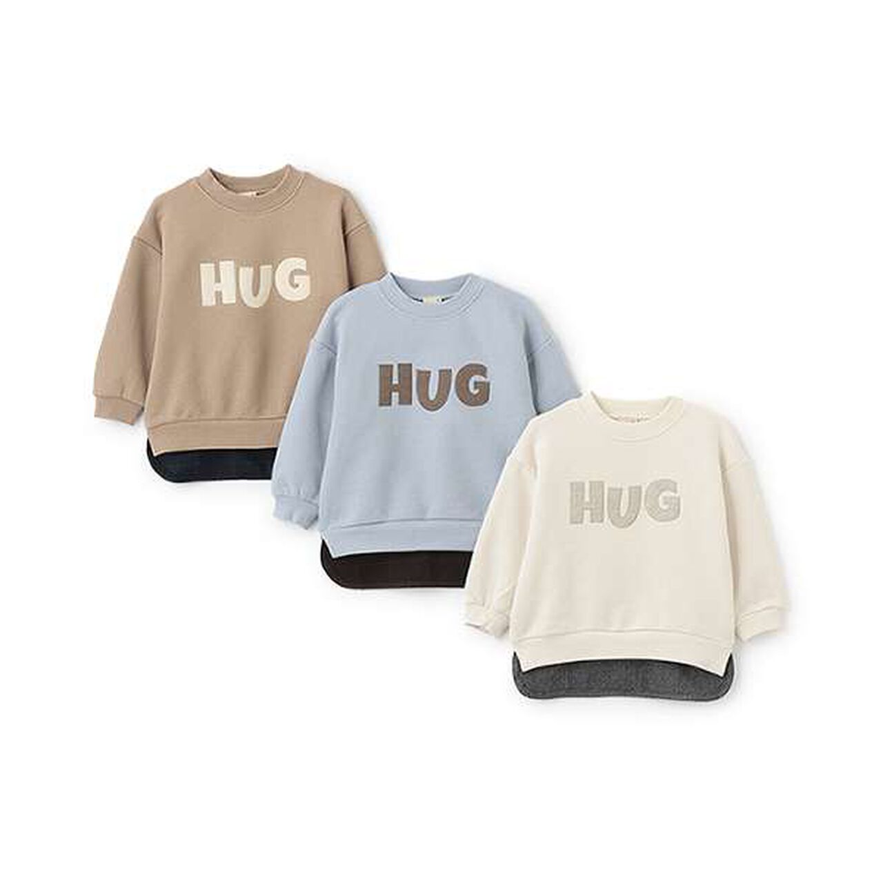 Logo Appliqué Sweatshirt,Ivory, large image number 2