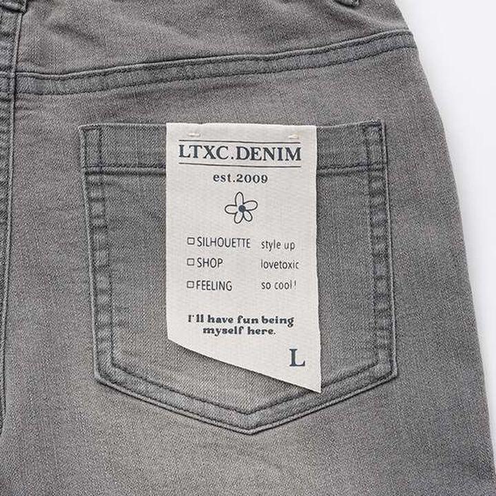 [Cool Touch] Style-Up Flare Denim,Blue, medium image number 14