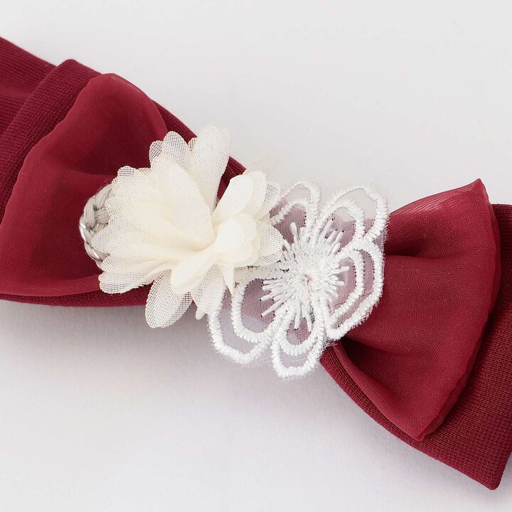 Japanese-Style Ribbon Headband,Red, medium image number 5