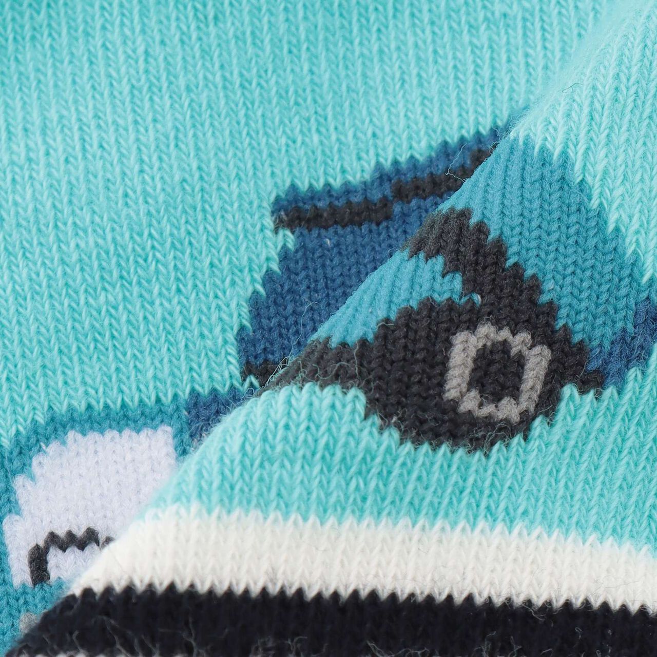 Work Vehicle Stripe Crew Socks,Top gray, large image number 4