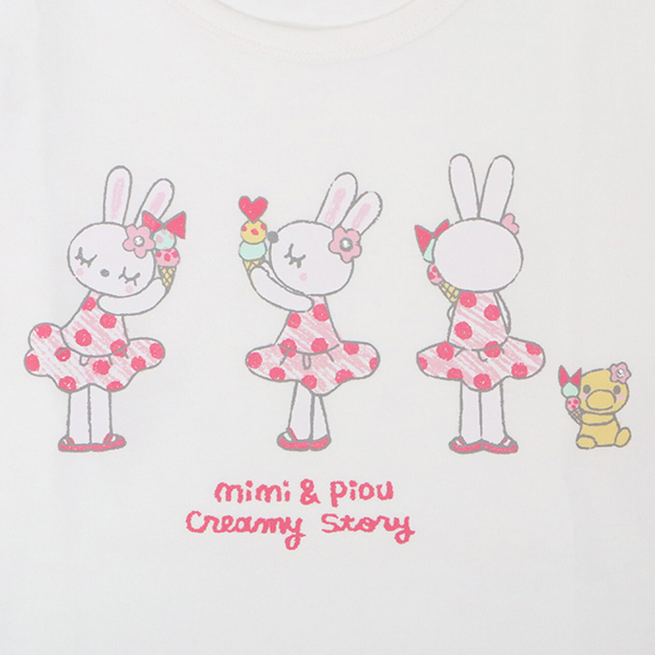 KP Ice Rabbit Print Long-Sleeve T-Shirt [100-160],Navy, large image number 13