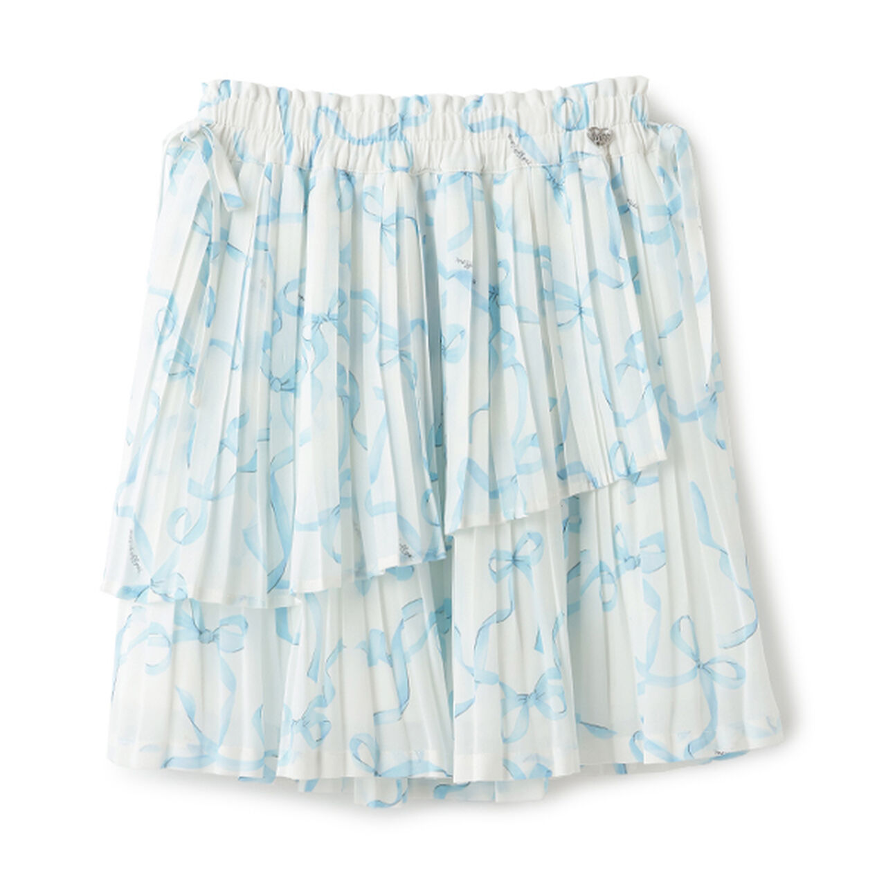 Random Pleated Skirt,Black, large image number 3