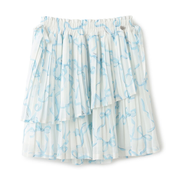 Random Pleated Skirt,Black, medium image number 3