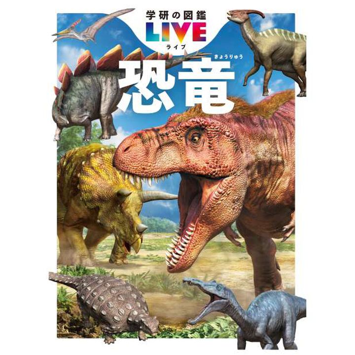 [Gakken] Dinosaur Mechanism Short Sleeve T-Shirt,Sax blue, medium image number 3