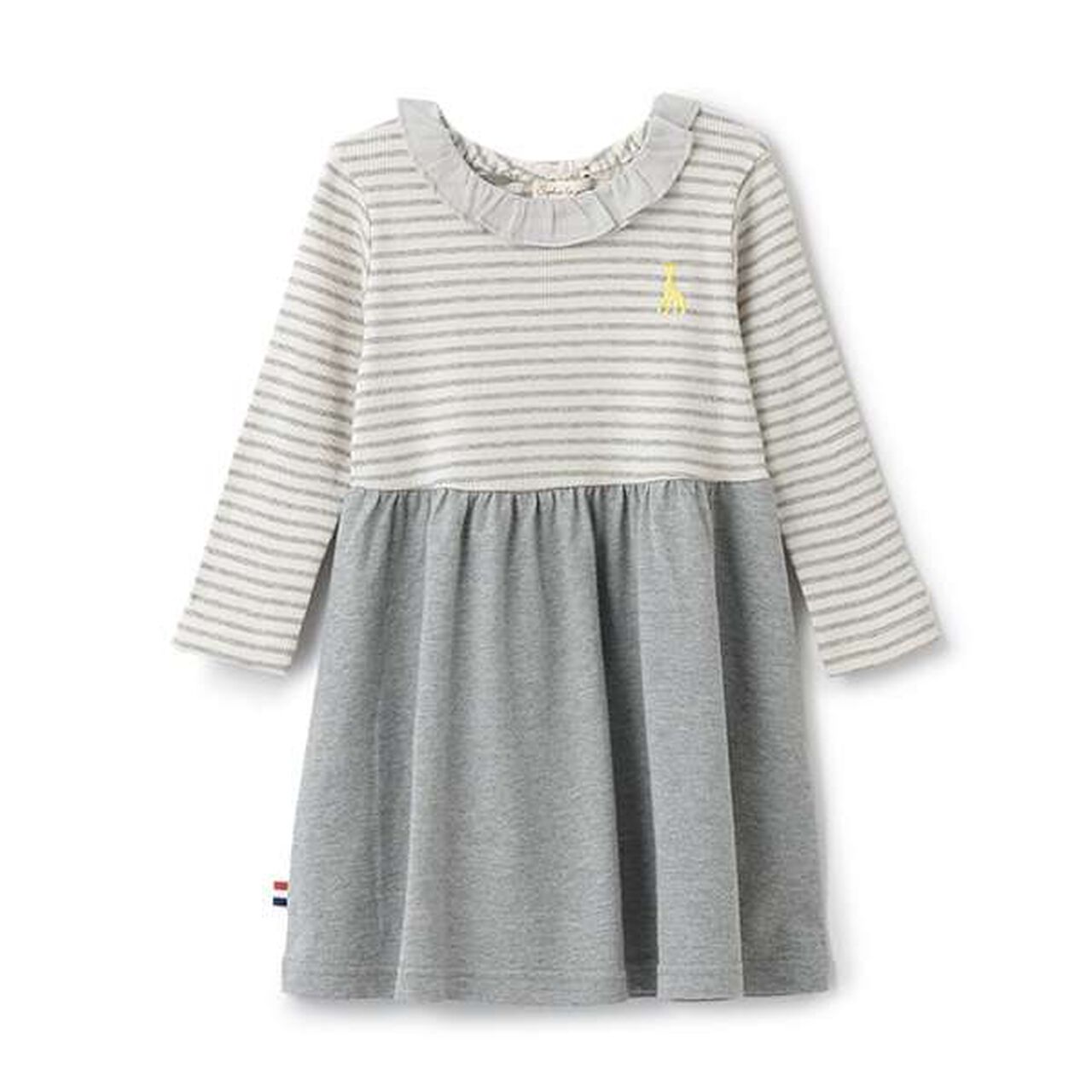 [Made in Japan] Stripe Pattern Long-Sleeve One-Piece Dress,Pink, large image number 10