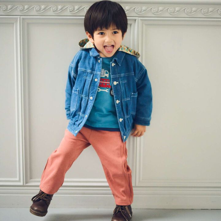 Double-Face Relaxed Pants,Gray, medium image number 3