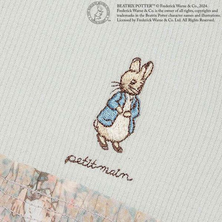 Peter Rabbit Floral Long Sleeve T-Shirt,Ivory, medium image number 9