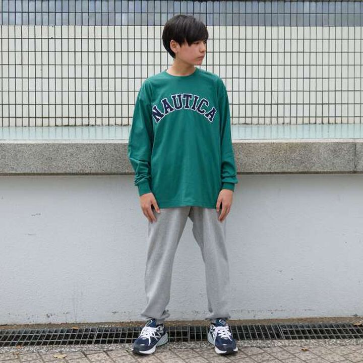 Nautica Appliqué Long Sleeve T-Shirt,Green, medium image number 15