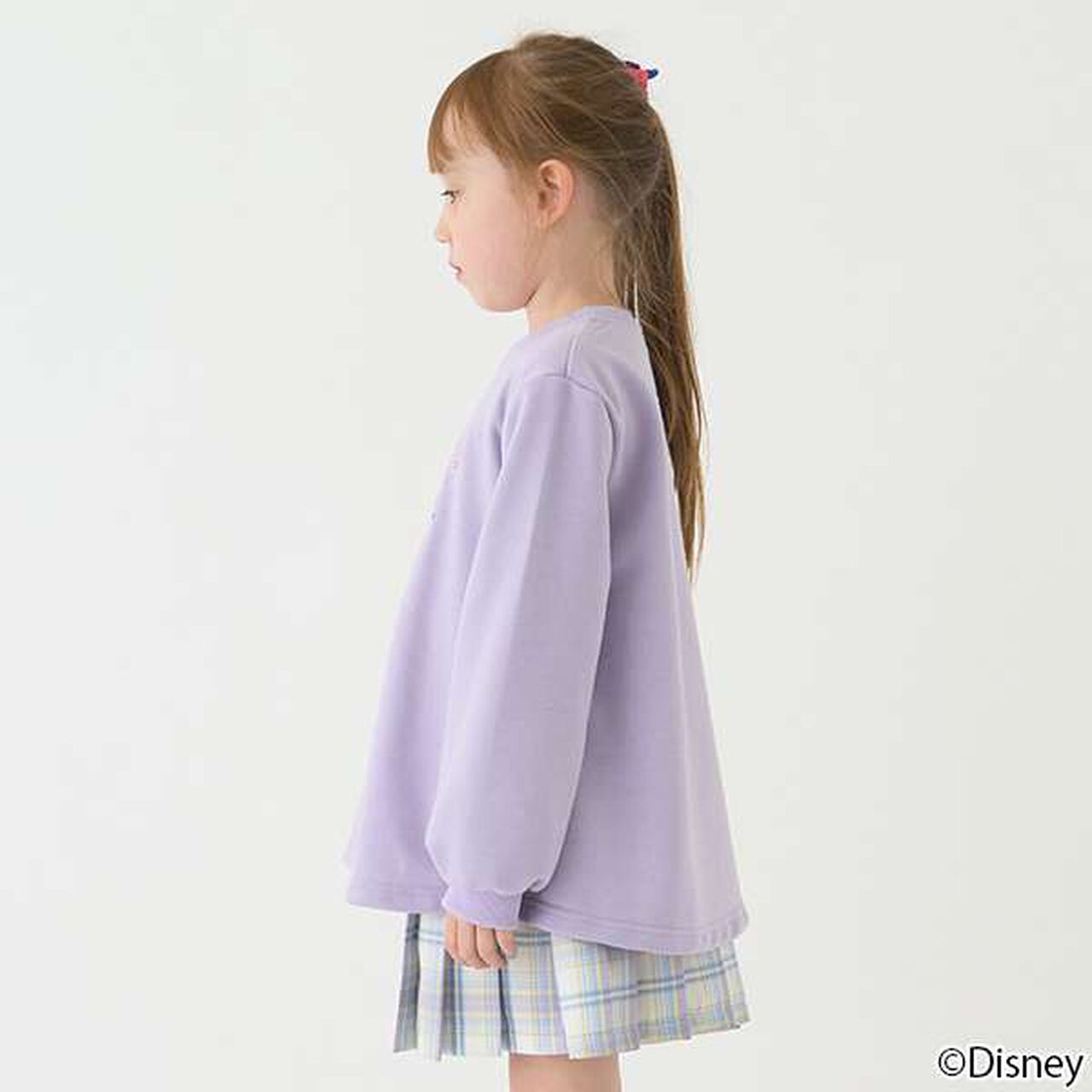 [FROZEN] Fleece A-Line Pullover,Ivory, large image number 5