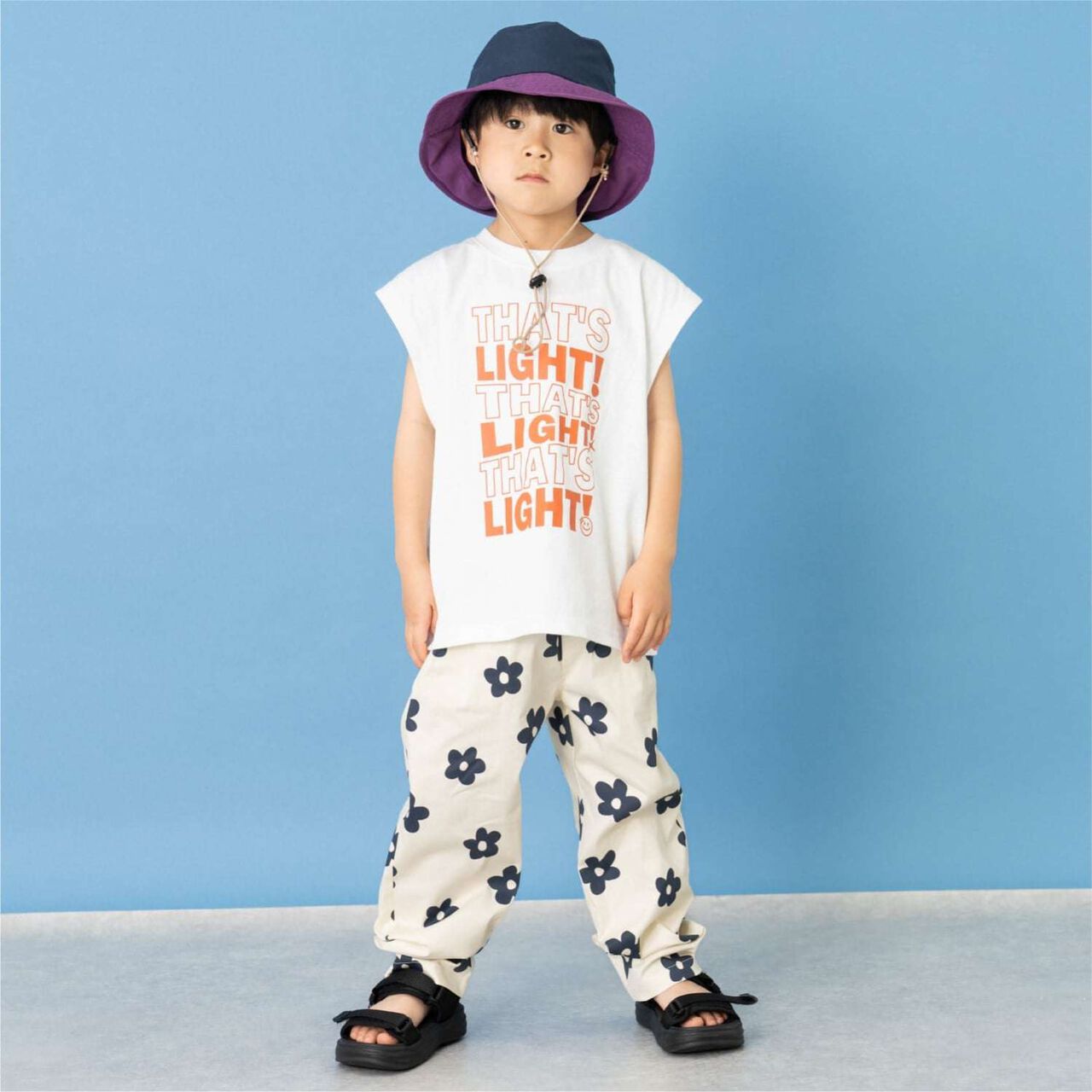 Assorted All-Over Pattern Stretch Chef Pants,Light blue, large image number 1