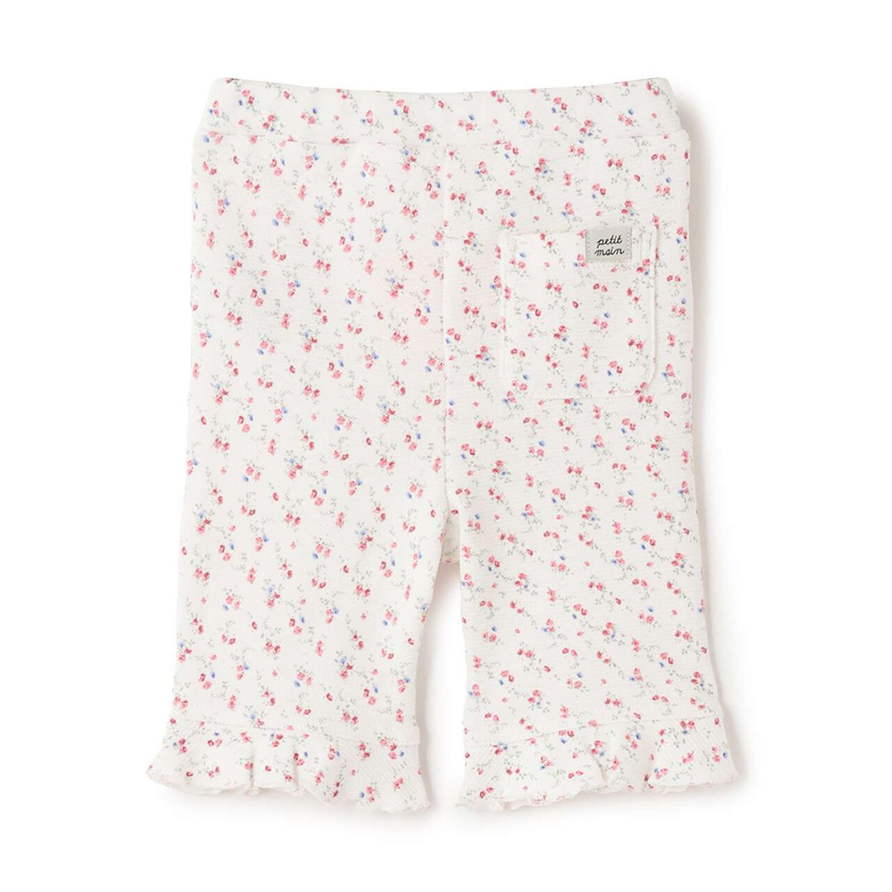 7/8 Frill Jersey Knit Pants,Multi color, large image number 4