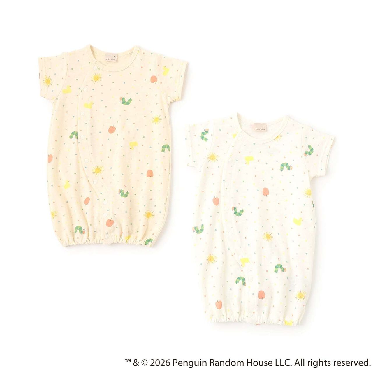 [Hungry Caterpillar] All-Over Pattern 2 WAY Overall,Off white, large image number 12