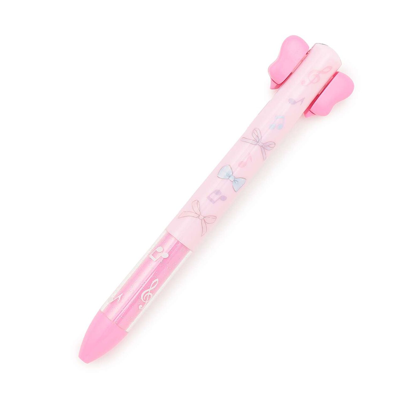 [Stationery] Ballet Pattern Ribbon Click Ballpoint Pen,Light pink, large image number 1