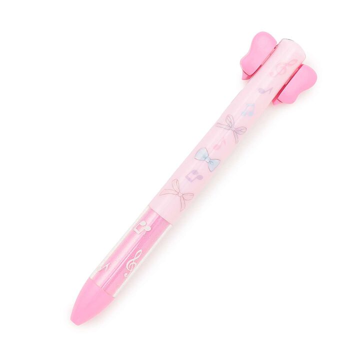 [Stationery] Ballet Pattern Ribbon Click Ballpoint Pen,Light pink, medium image number 1