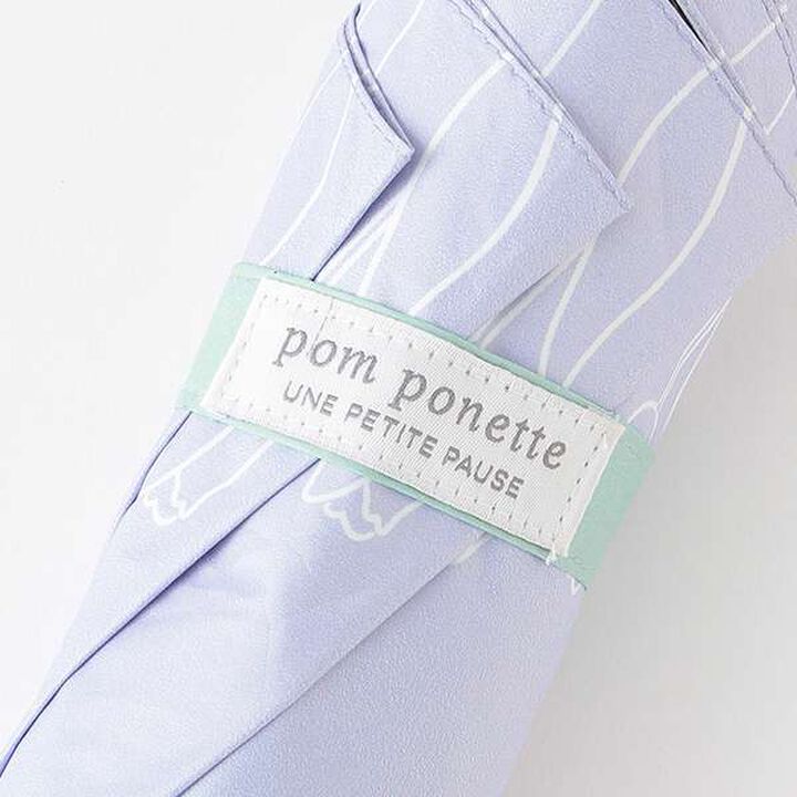 Gradient Tulip Pattern Folding Umbrella,Emerald green, medium image number 5