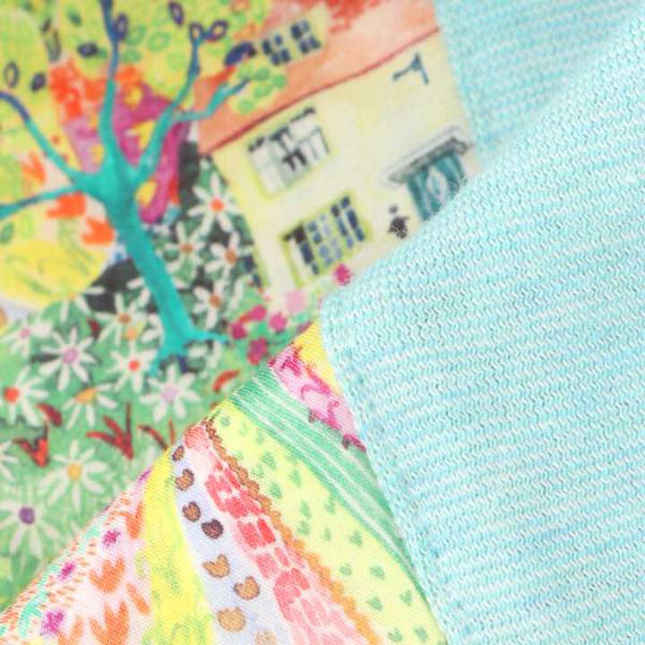 Royal Oak House Short-Sleeve Shirt with Bow Tie,Blue, medium image number 14