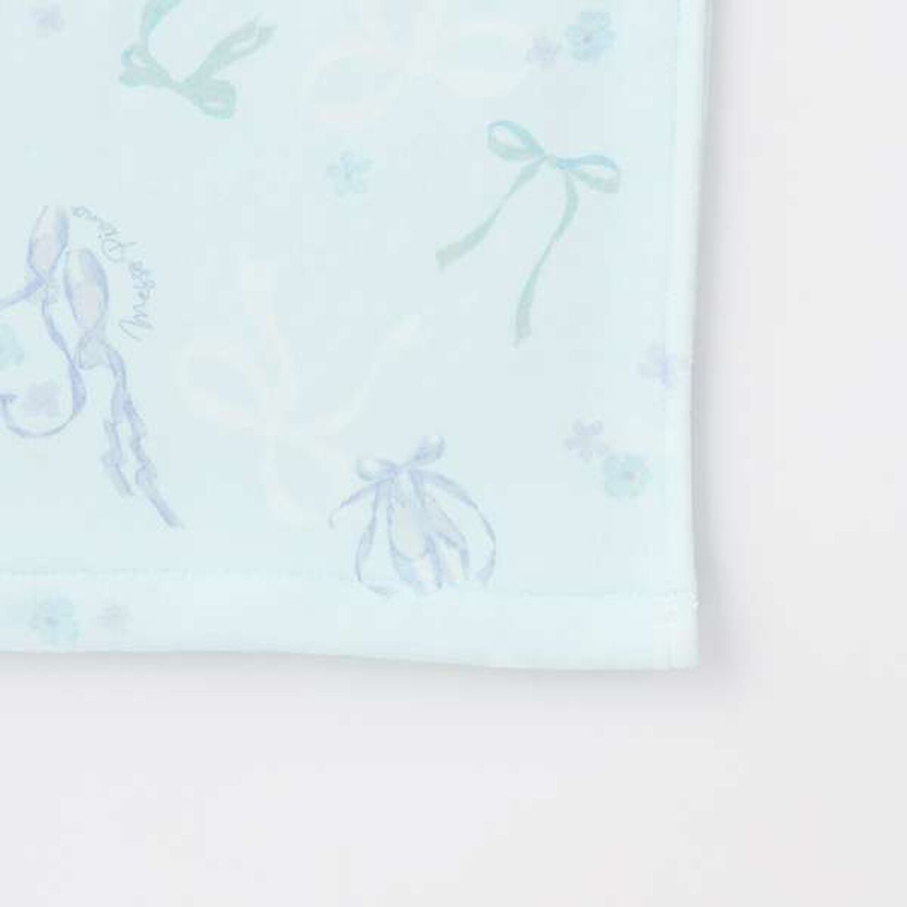 [Ballet] All-Over Pattern Scarf Towel,Light blue, large image number 2