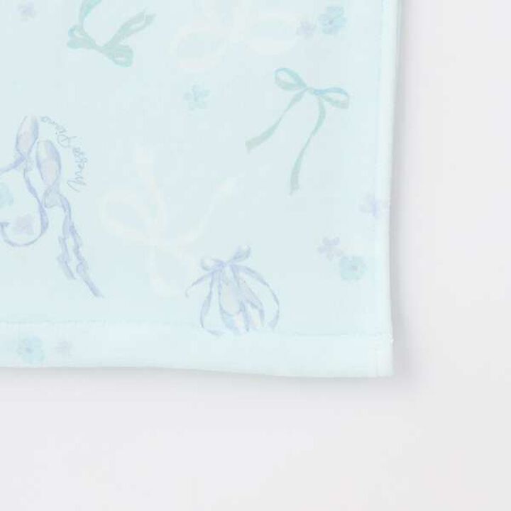 [Ballet] All-Over Pattern Scarf Towel,Light blue, medium image number 2