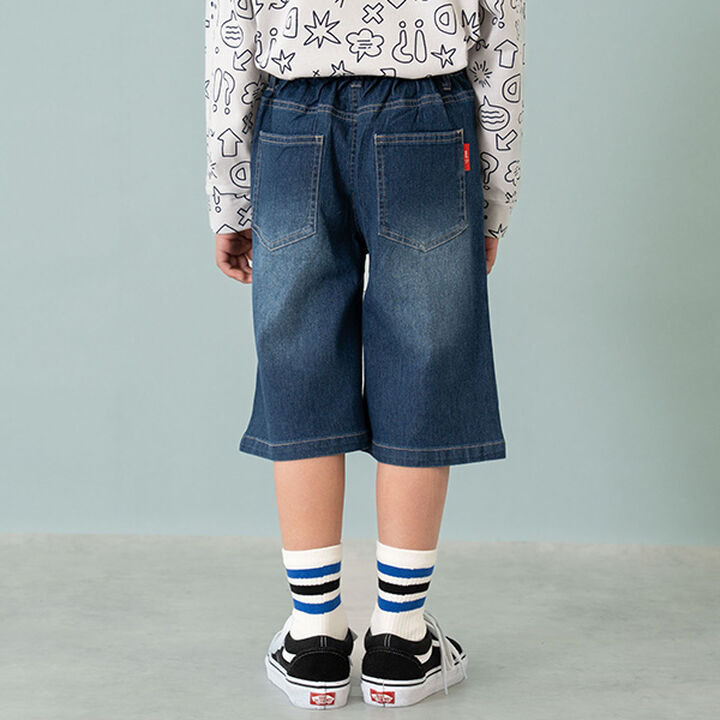 Denim Bermuda Shorts,Blue, medium image number 1