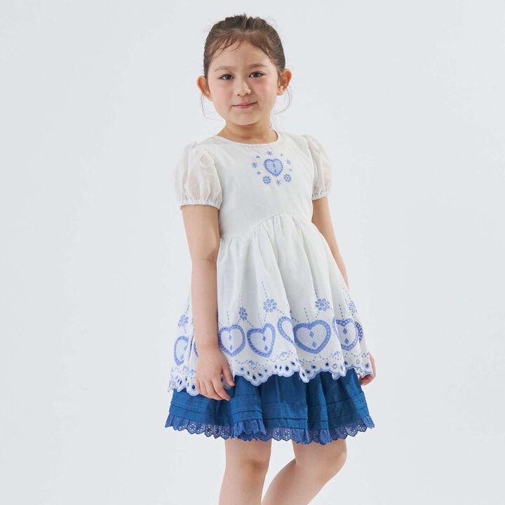 [100% Cotton] Cutwork Lace Tunic,, medium