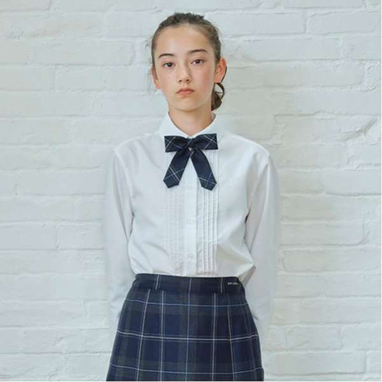 Wrinkle-Resistant Round Collar Long-Sleeve Shirt,, large image number 11