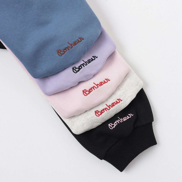 Quick-Dry Fleece Sweatshirt with Single-Point Embroidery,Smoke white, medium image number 10