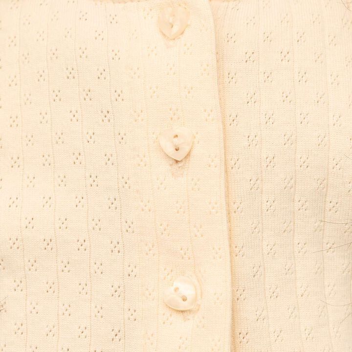 [UV Processing] Patterned Mesh Cardigan,Blue gray, medium image number 17