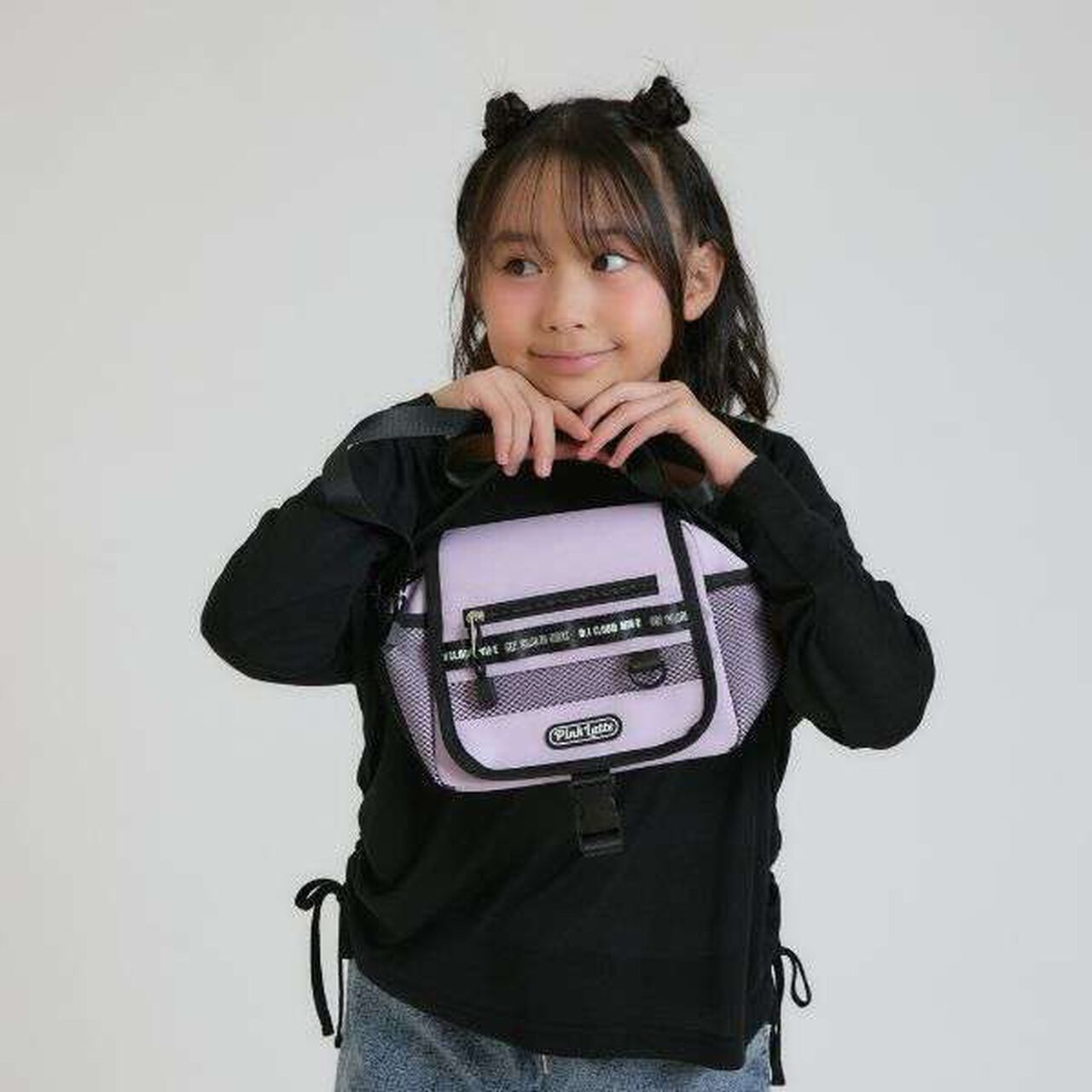 Logo Tape Shoulder,Lavender, large image number 0