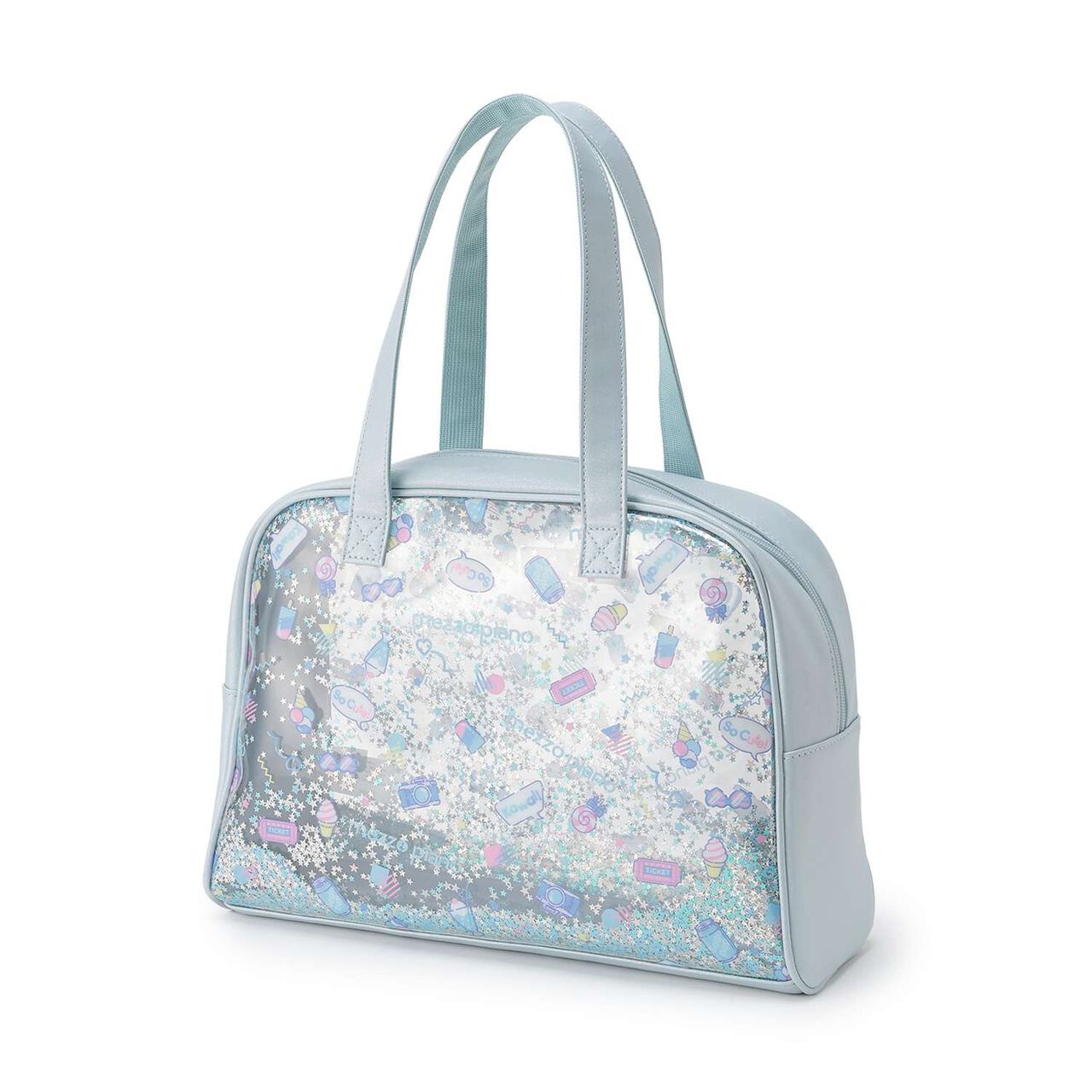 Sparkling Swim Bag,Sax blue, large image number 0