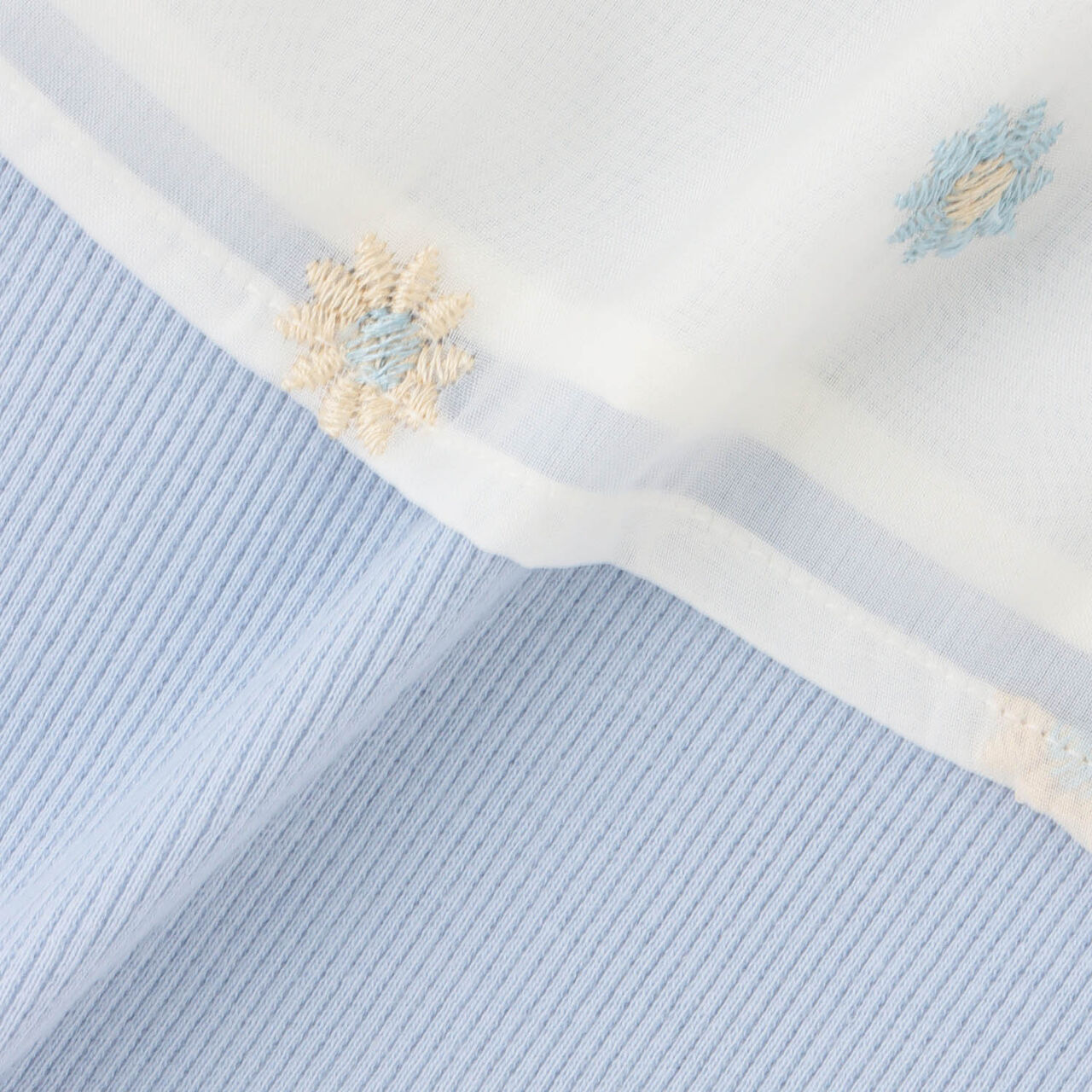 Link Floral Embroidery Tunic Set,Light blue, large image number 14