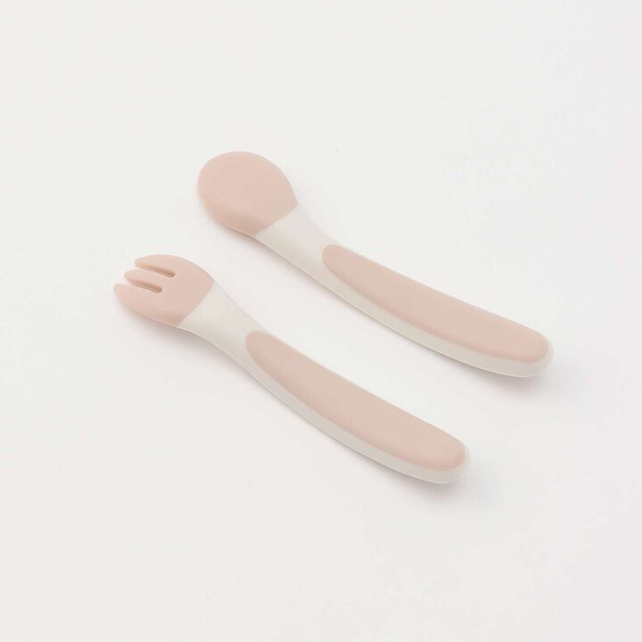 Spoon and Fork Set,Light pink, medium image number 1