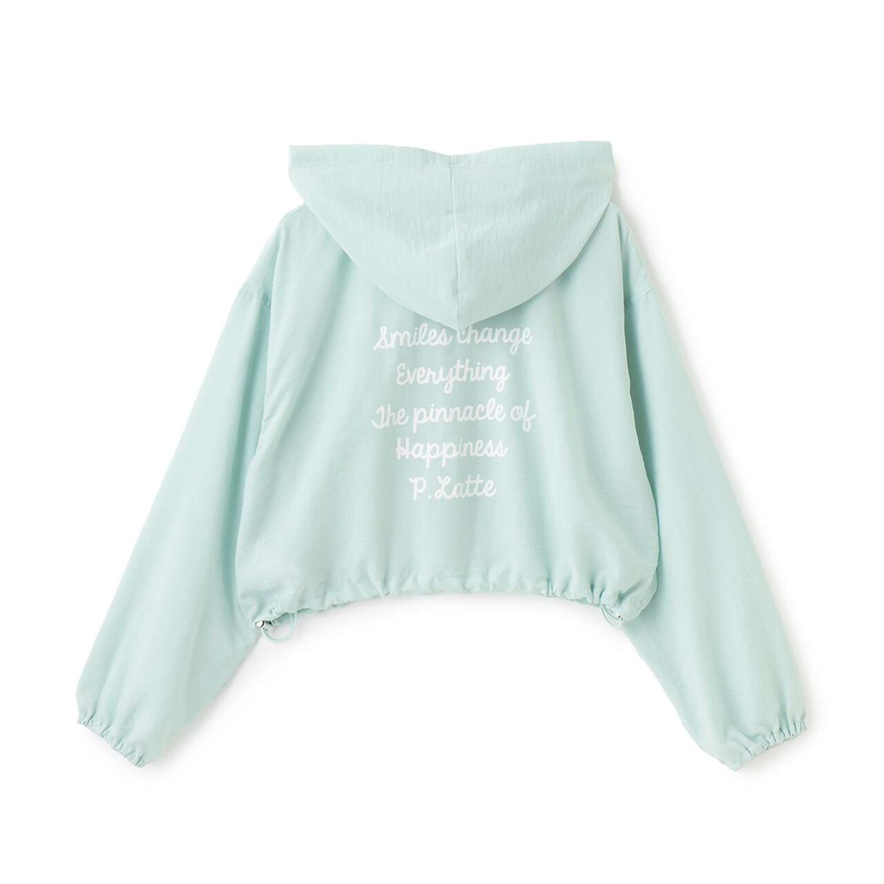 [UV & Cool Touch] Back Print Bomber Jacket,Black, large image number 8