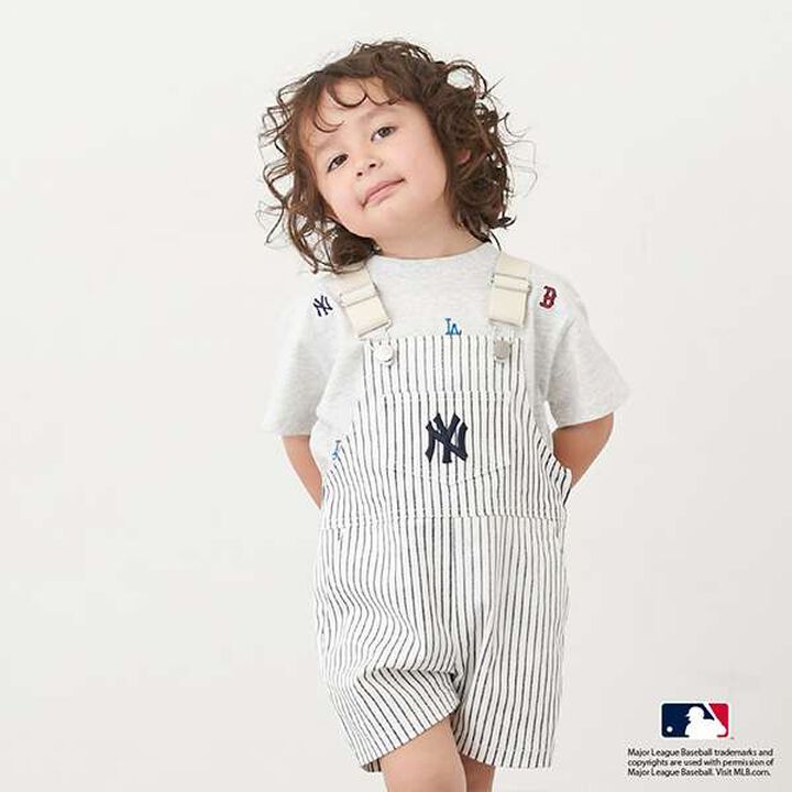 [MLB] Logo Embroidery T-Shirt,Smoke white, medium image number 15